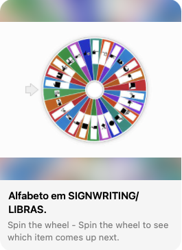 Alfabeto em SIGNWRITING/LIBRAS